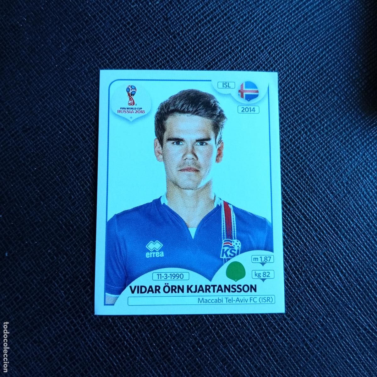 Cromos de f&uacute;tbol: 310 KJARTANSSON ISLANDIA PANINI MUNDIAL RUSIA 2018 CROMO FUTBOL 18 - SIN PEGAR - /CJ2