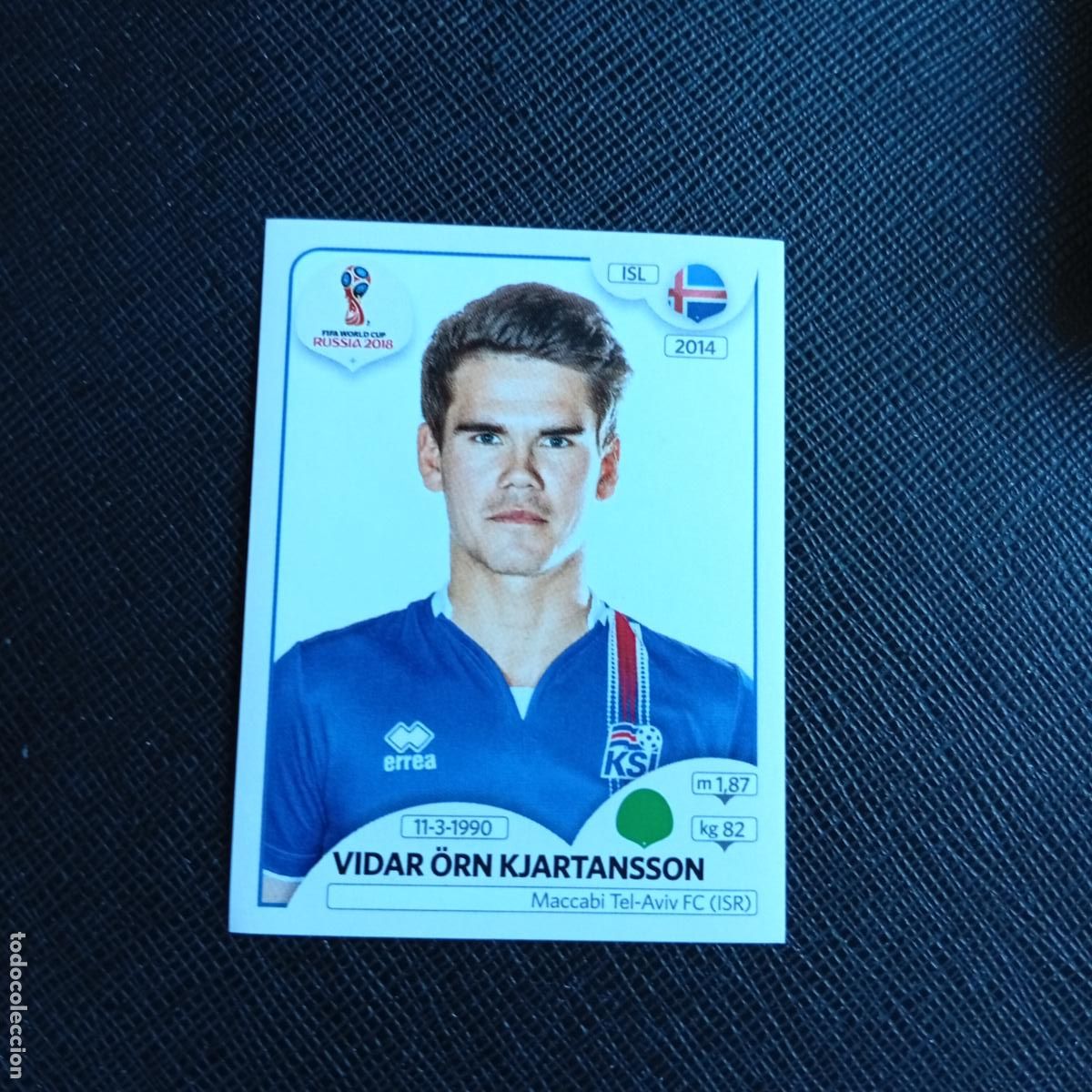 Cromos de f&uacute;tbol: 310 KJARTANSSON ISLANDIA PANINI MUNDIAL RUSIA 2018 CROMO FUTBOL 18 - SIN PEGAR - /CJ2 .