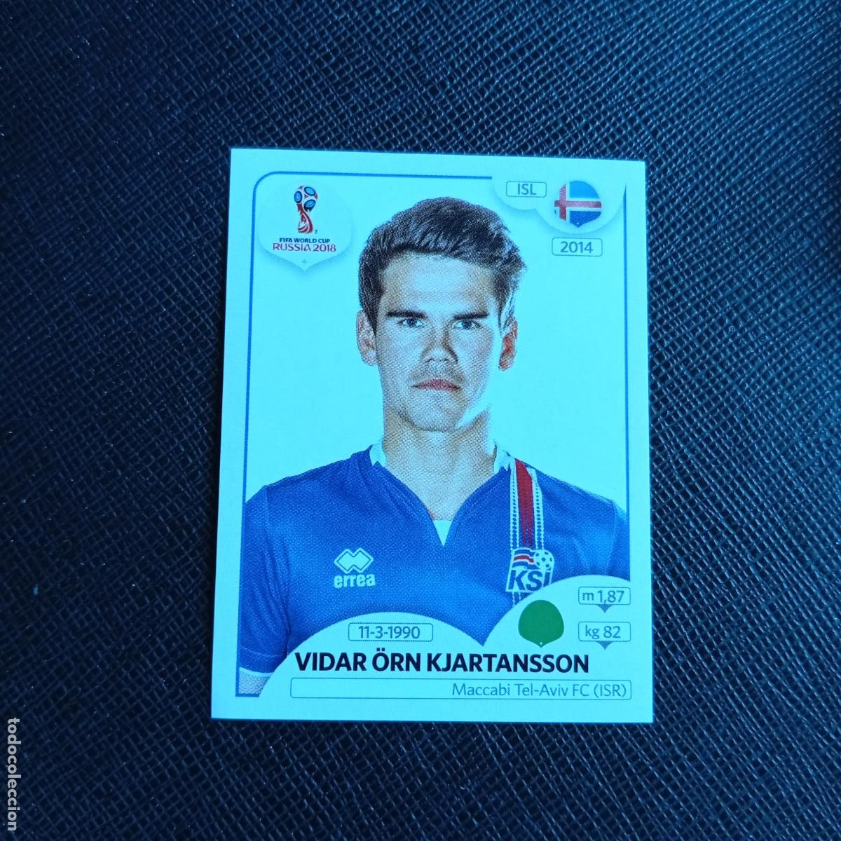 Cromos de f&uacute;tbol: 310 KJARTANSSON ISLANDIA PANINI MUNDIAL RUSIA 2018 CROMO FUTBOL 18 - SIN PEGAR - /CJ2 ..