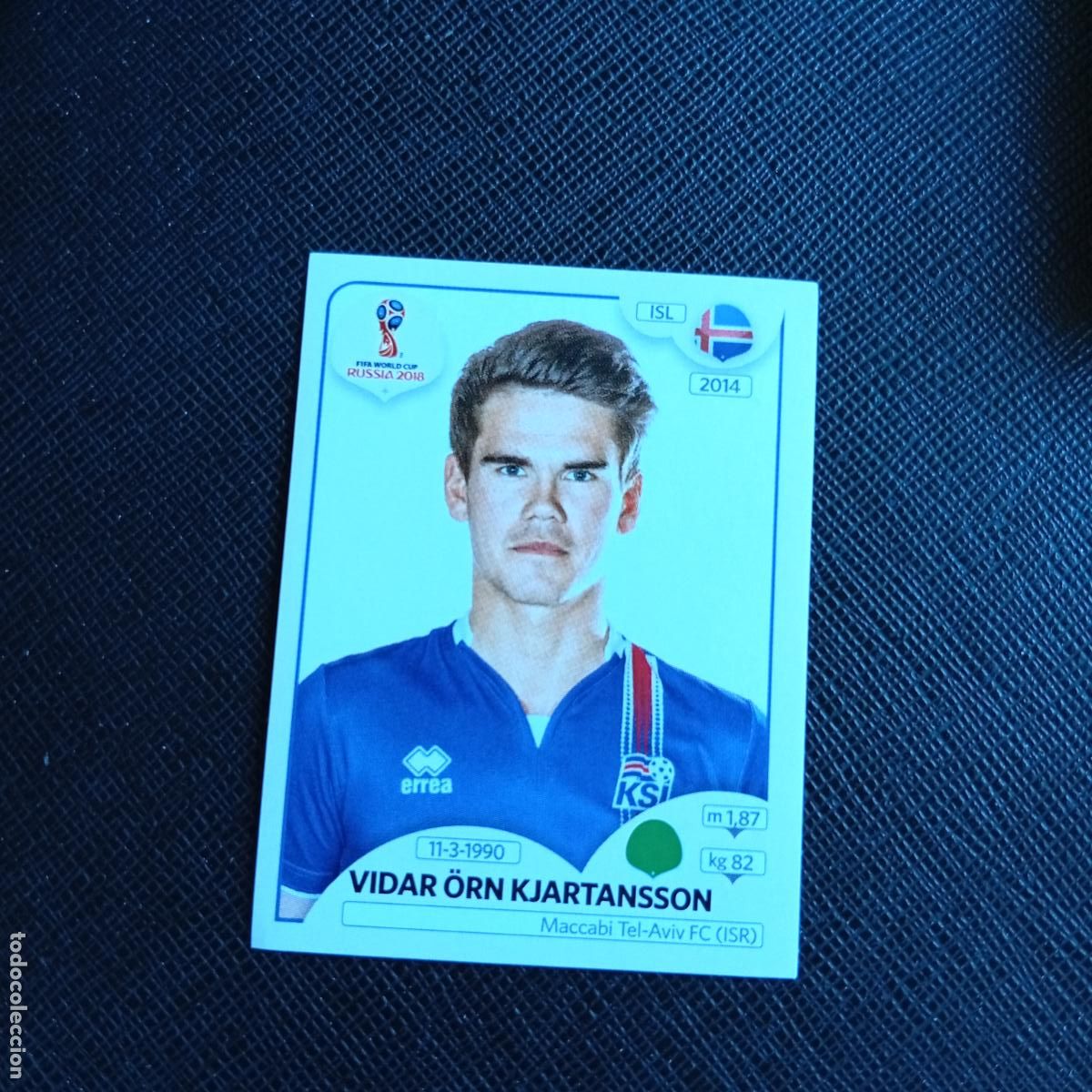 Cromos de f&uacute;tbol: 310 KJARTANSSON ISLANDIA PANINI MUNDIAL RUSIA 2018 CROMO FUTBOL 18 - SIN PEGAR - /CJ2 D