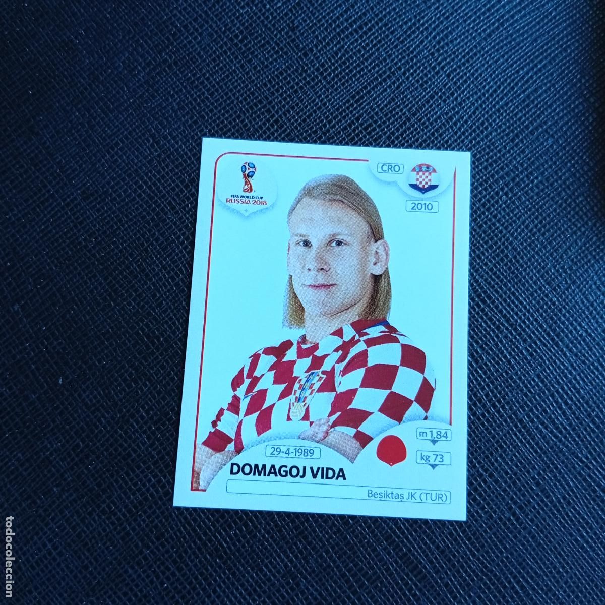 Fu&szlig;ball-Sticker: 318 VIDA STRINIC CROACIA PANINI MUNDIAL RUSIA 2018 CROMO FUTBOL 18 - SIN PEGAR - /CJ2