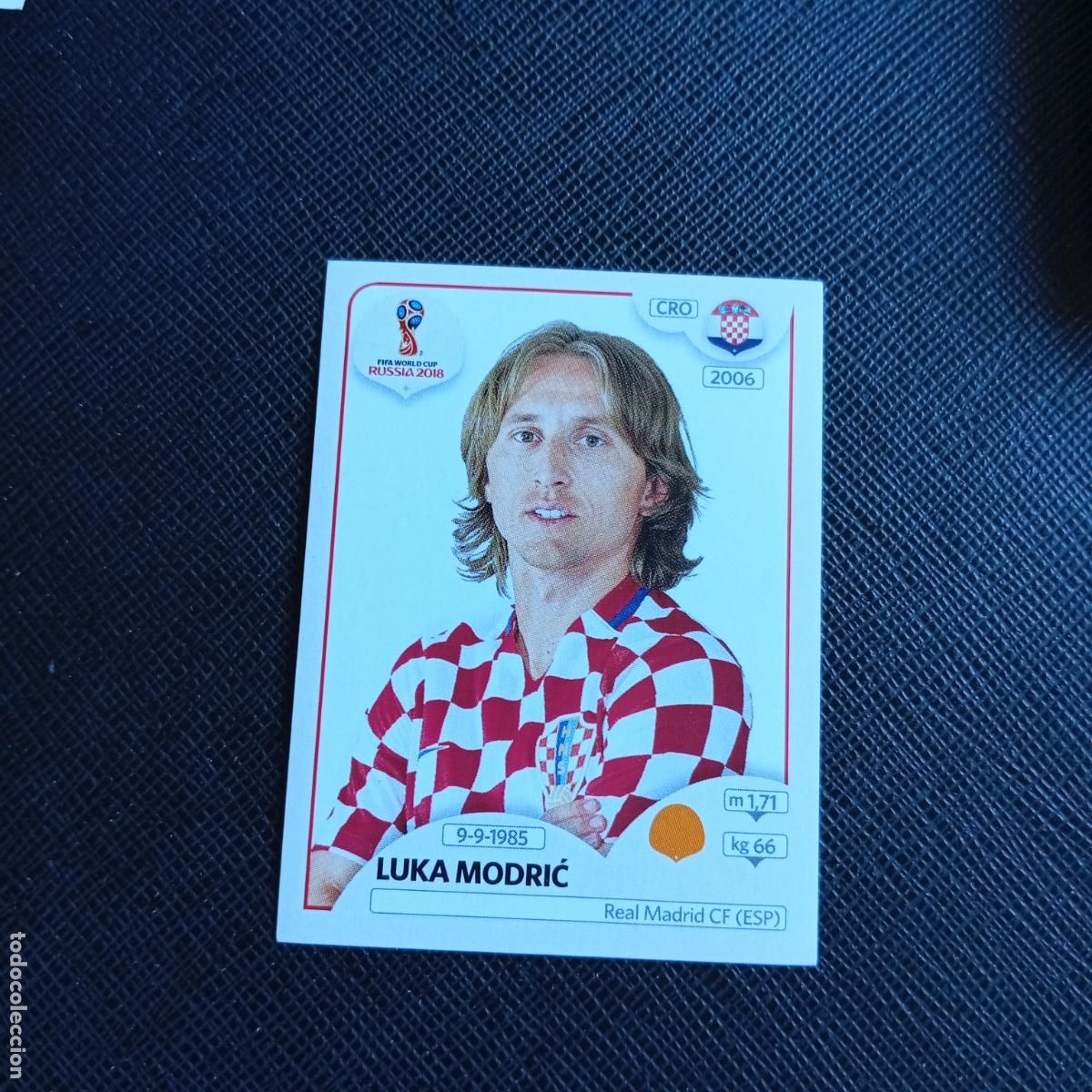 Cartes &agrave; collectionner de Football: 322 MODRIC CROACIA PANINI MUNDIAL RUSIA 2018 CROMO FUTBOL 18 - SIN PEGAR - /CJ2