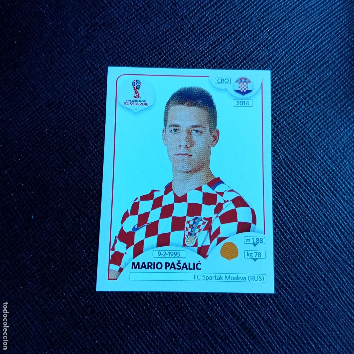 Cromos de f&uacute;tbol: 325 PASALIC CROACIA PANINI MUNDIAL RUSIA 2018 CROMO FUTBOL 18 - SIN PEGAR - /CJ2