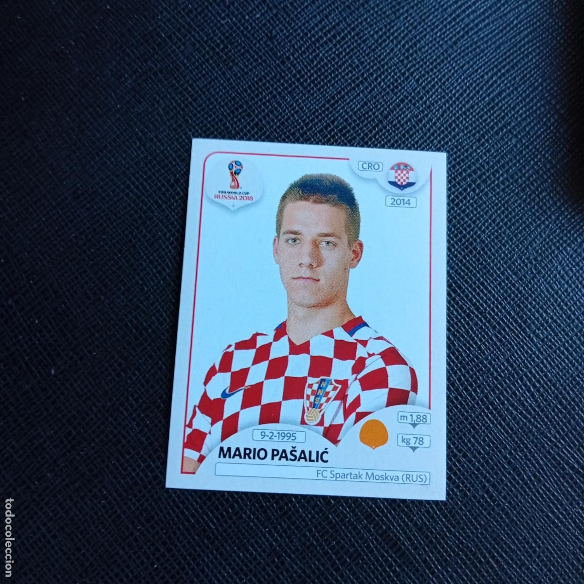 Cromos de f&uacute;tbol: 325 PASALIC CROACIA PANINI MUNDIAL RUSIA 2018 CROMO FUTBOL 18 - SIN PEGAR - /CJ2 .