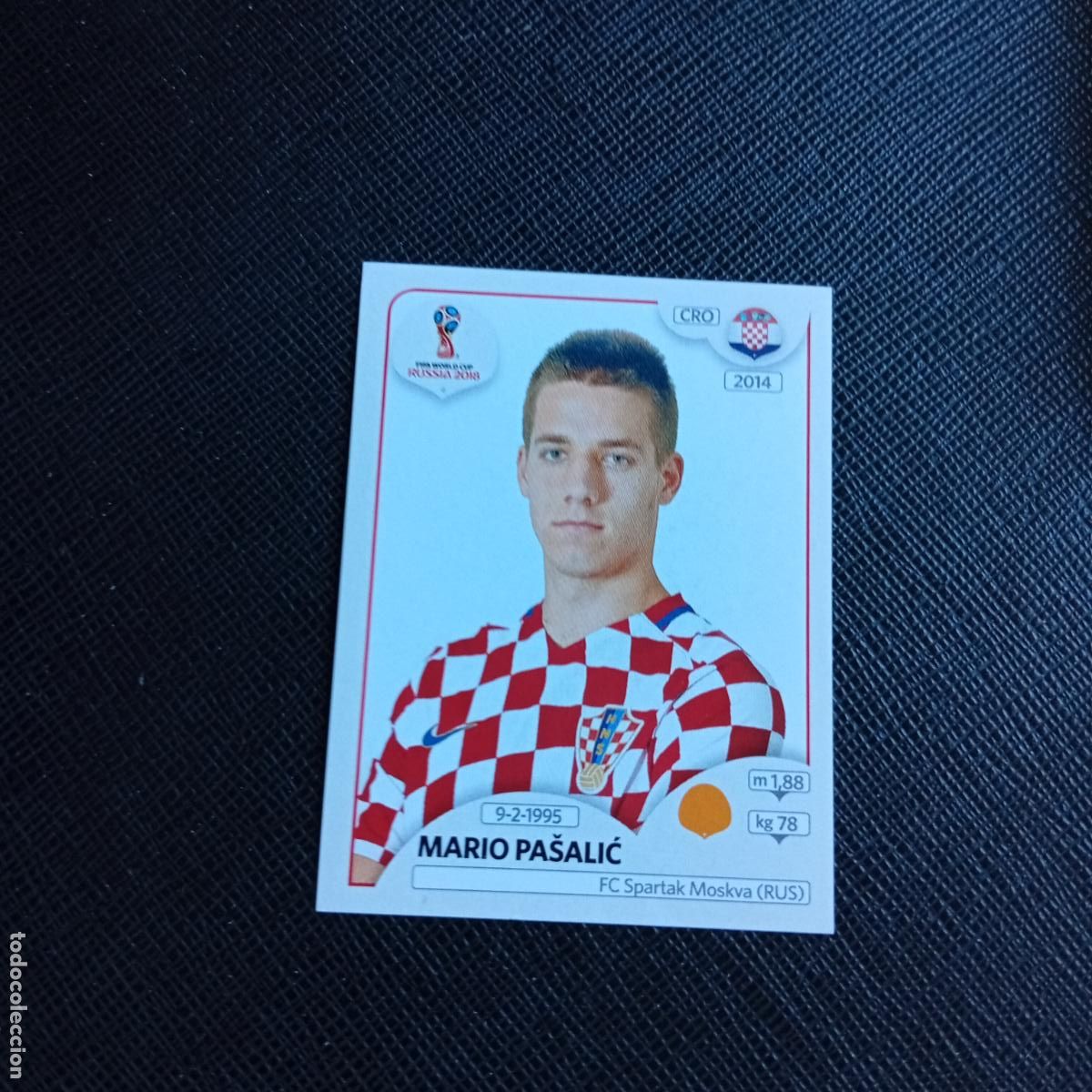 Cromos de f&uacute;tbol: 325 PASALIC CROACIA PANINI MUNDIAL RUSIA 2018 CROMO FUTBOL 18 - SIN PEGAR - /CJ2 .