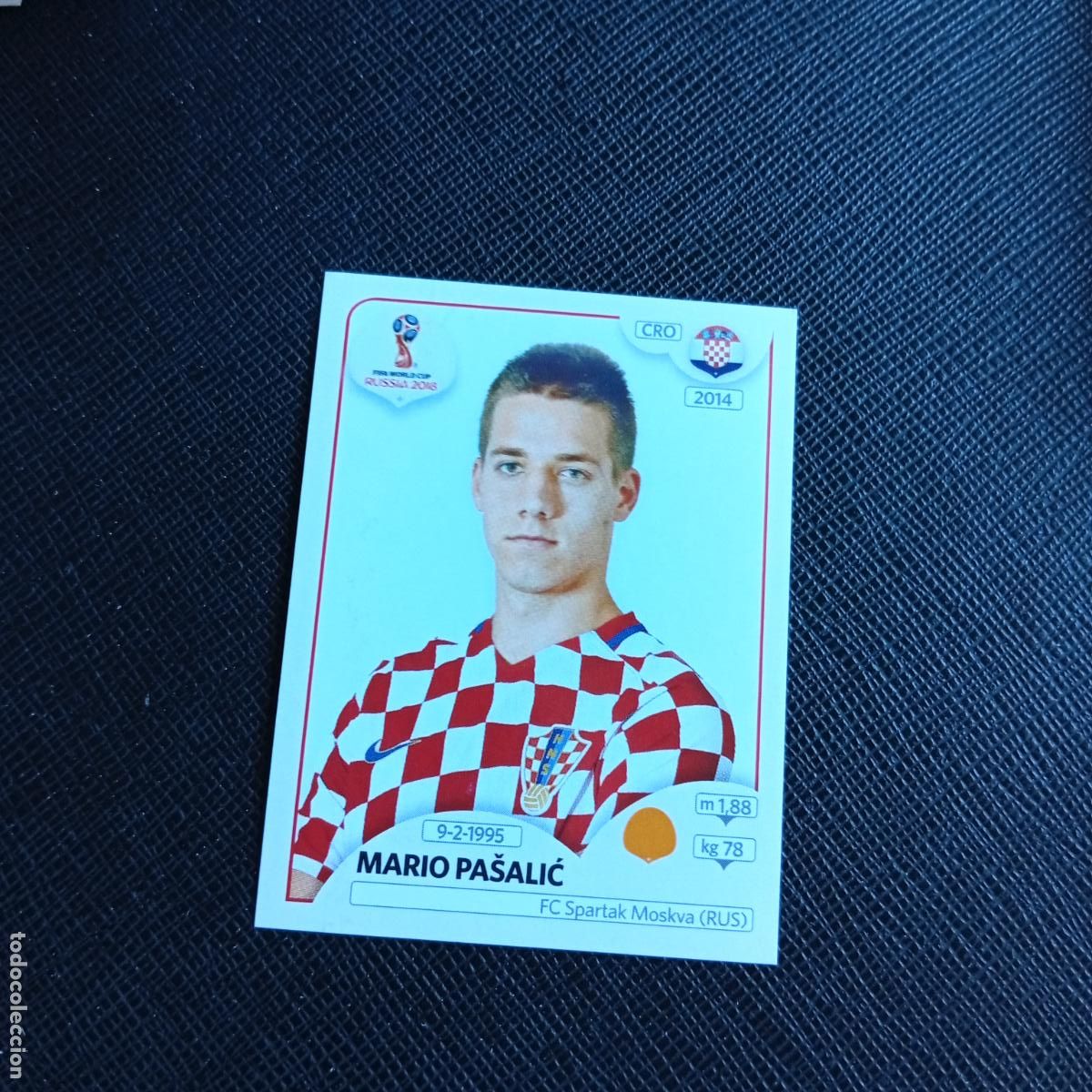 Cromos de f&uacute;tbol: 325 PASALIC CROACIA PANINI MUNDIAL RUSIA 2018 CROMO FUTBOL 18 - SIN PEGAR - /CJ2 ..
