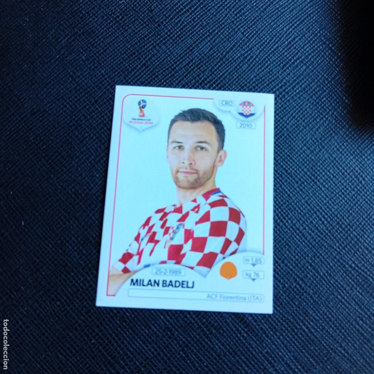 Cromos de f&uacute;tbol: 326 MILAN BADELJ CROACIA PANINI MUNDIAL RUSIA 2018 CROMO FUTBOL 18 - SIN PEGAR - /CJ2 ..