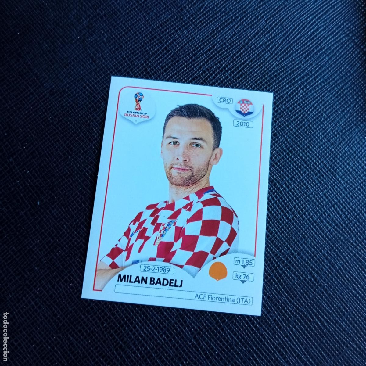 Cromos de f&uacute;tbol: 326 MILAN BADELJ CROACIA PANINI MUNDIAL RUSIA 2018 CROMO FUTBOL 18 - SIN PEGAR - /CJ2 ...