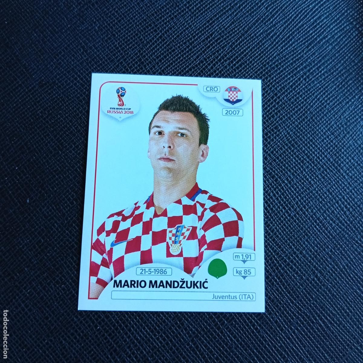 Cromos de f&uacute;tbol: 330 MANDZUKIC CROACIA PANINI MUNDIAL RUSIA 2018 CROMO FUTBOL 18 - SIN PEGAR - /CJ2