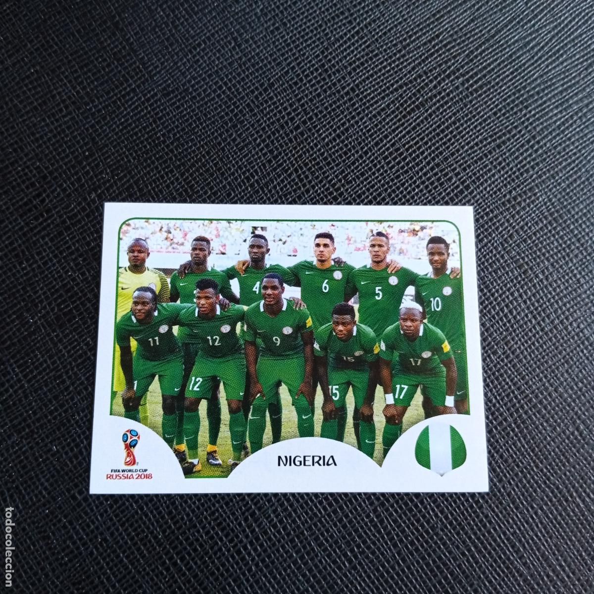 Cromos de f&uacute;tbol: 333 ALINEACIO NIGERIA PANINI MUNDIAL RUSIA 2018 CROMO FUTBOL 18 - SIN PEGAR - /CJ2