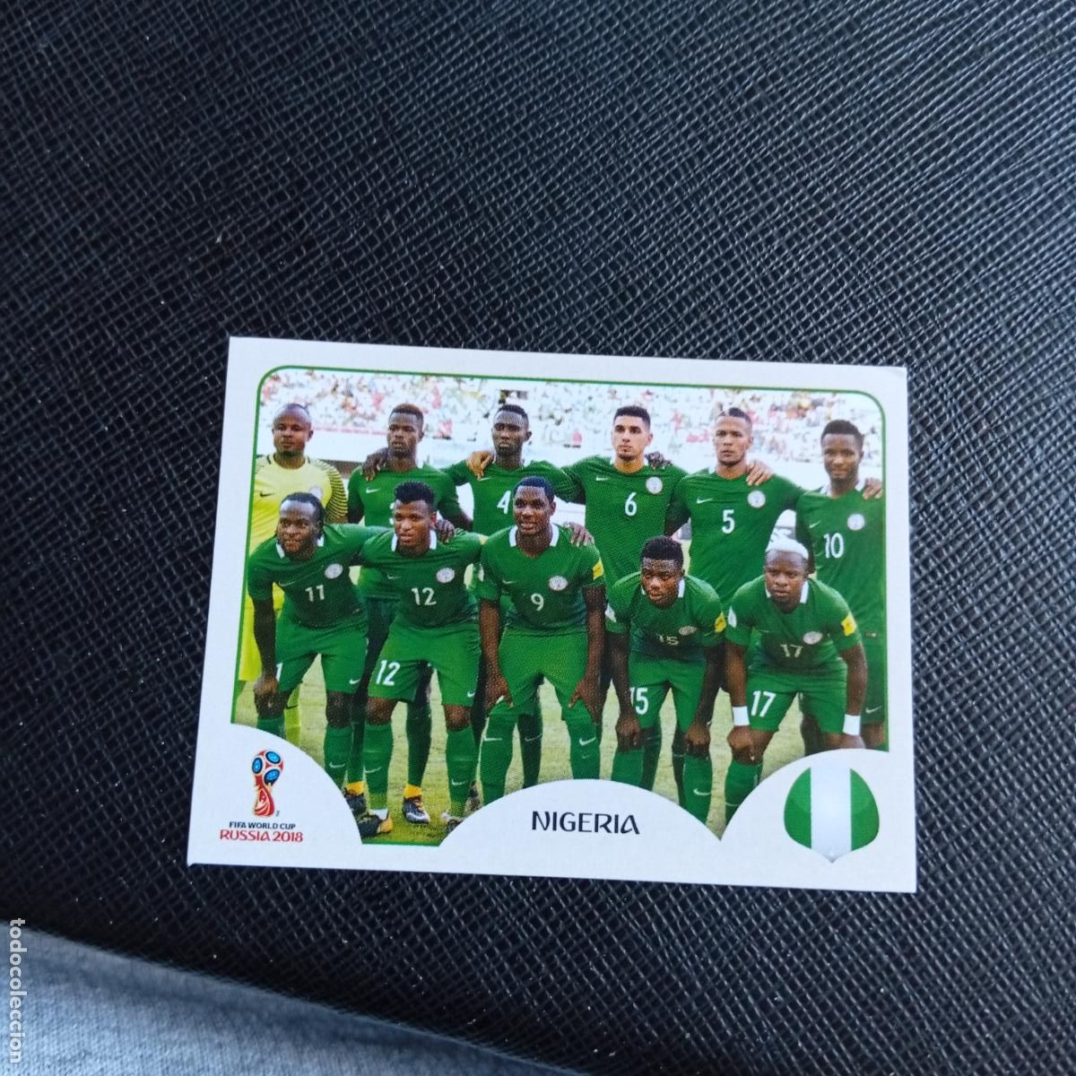 Cromos de f&uacute;tbol: 333 ALINEACIO NIGERIA PANINI MUNDIAL RUSIA 2018 CROMO FUTBOL 18 - SIN PEGAR - /CJ2