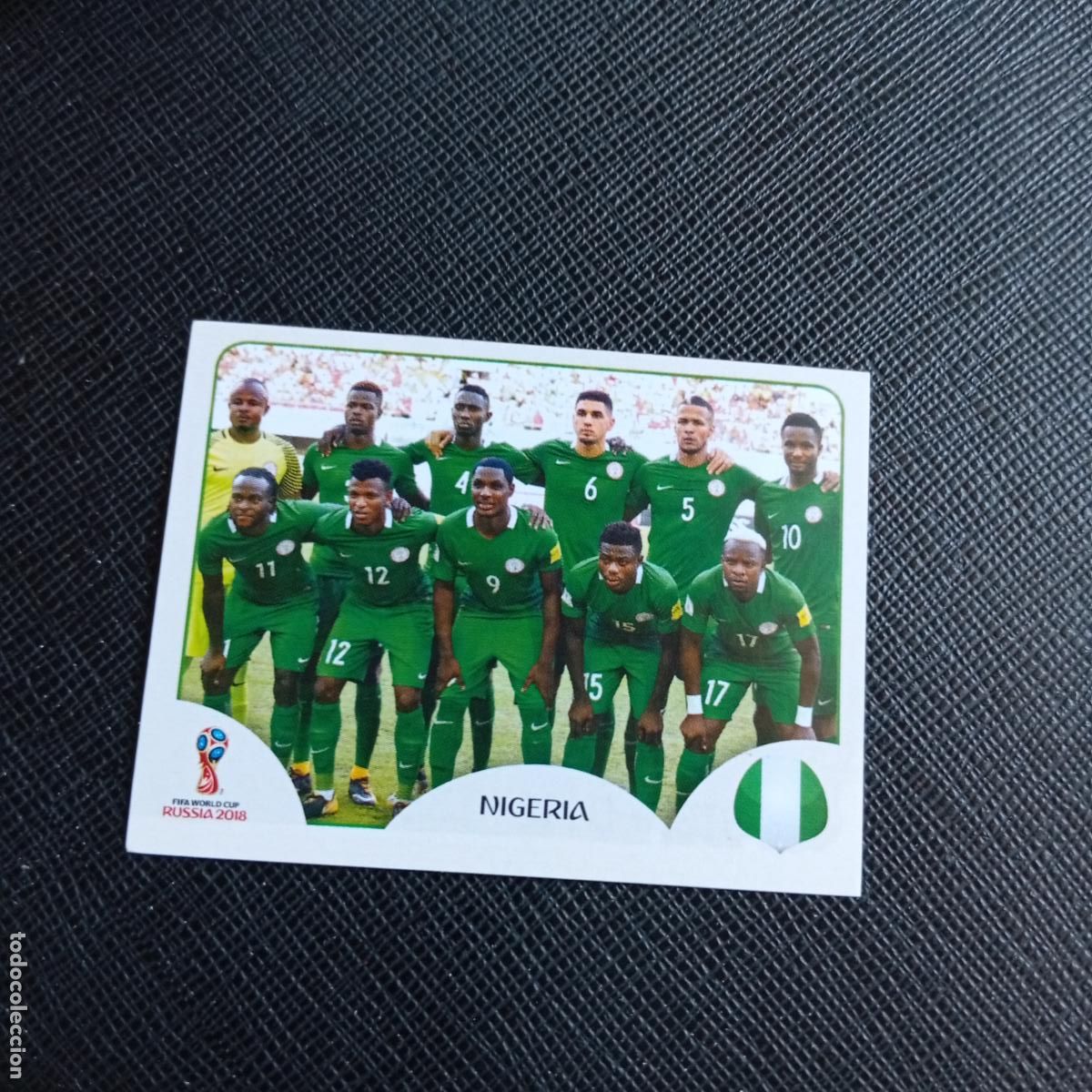 Cromos de f&uacute;tbol: 333 ALINEACIO NIGERIA PANINI MUNDIAL RUSIA 2018 CROMO FUTBOL 18 - SIN PEGAR - /CJ2 .