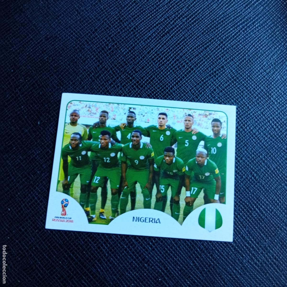 Cromos de f&uacute;tbol: 333 ALINEACIO NIGERIA PANINI MUNDIAL RUSIA 2018 CROMO FUTBOL 18 - SIN PEGAR - /CJ2 .