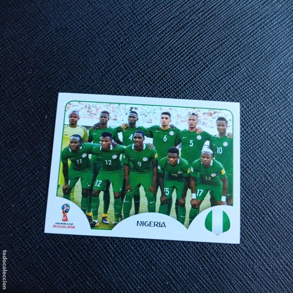 Cromos de f&uacute;tbol: 333 ALINEACIO NIGERIA PANINI MUNDIAL RUSIA 2018 CROMO FUTBOL 18 - SIN PEGAR - /CJ2 ..