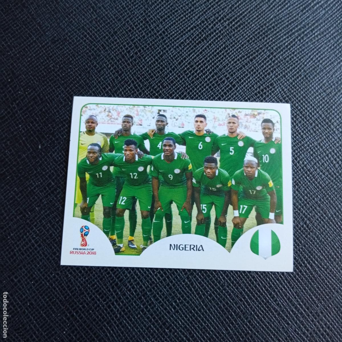 Cromos de f&uacute;tbol: 333 ALINEACIO NIGERIA PANINI MUNDIAL RUSIA 2018 CROMO FUTBOL 18 - SIN PEGAR - /CJ2 ....