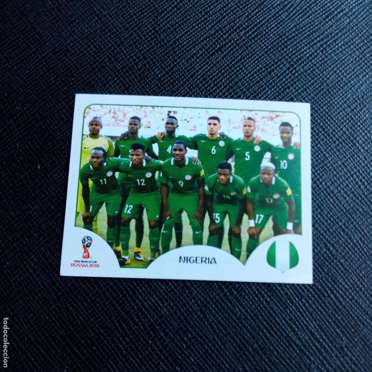 Cromos de f&uacute;tbol: 333 ALINEACIO NIGERIA PANINI MUNDIAL RUSIA 2018 CROMO FUTBOL 18 - SIN PEGAR - /CJ2 ......