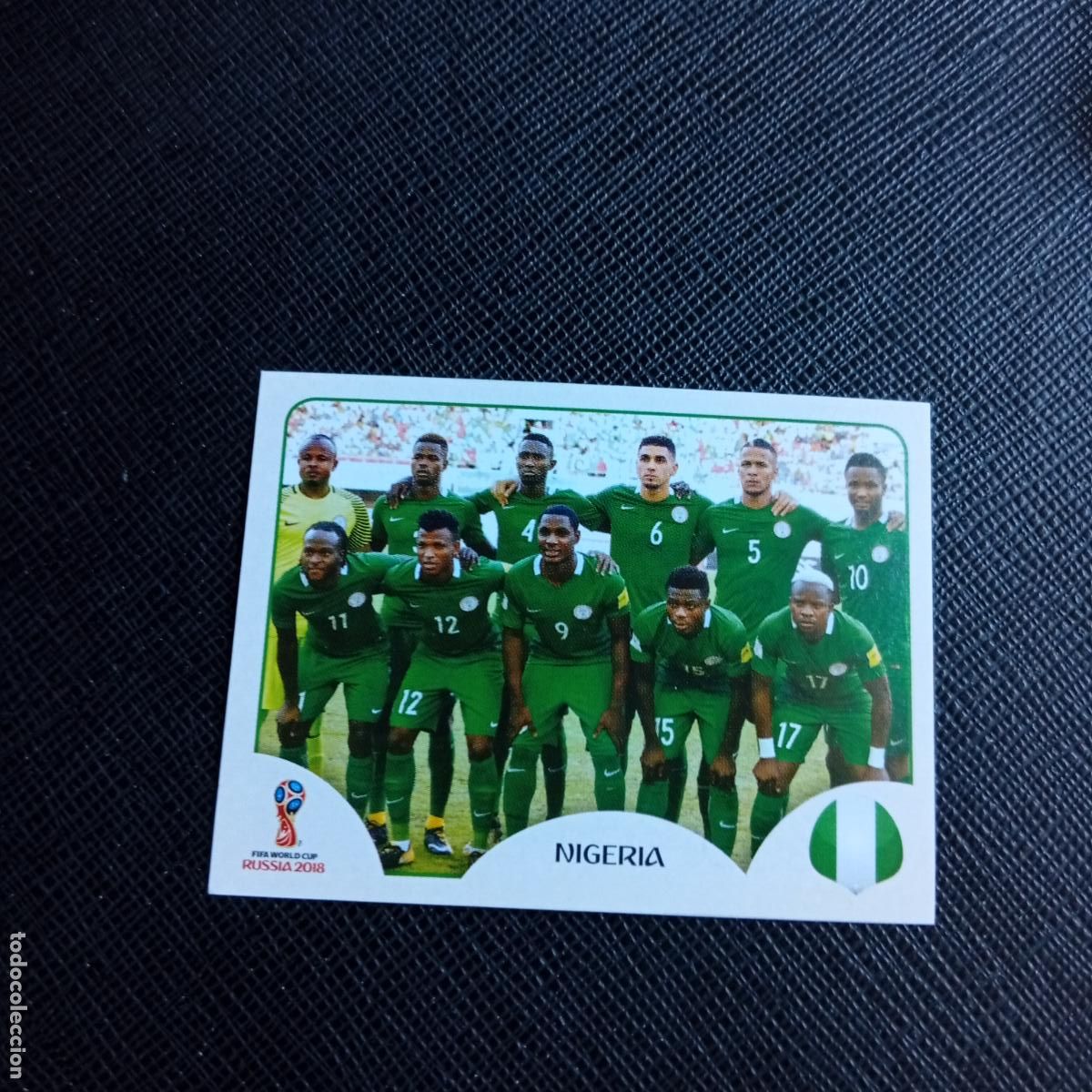Cromos de f&uacute;tbol: 333 ALINEACION NIGERIA PANINI MUNDIAL RUSIA 2018 CROMO FUTBOL 18 - SIN PEGAR - /CJ2 ......