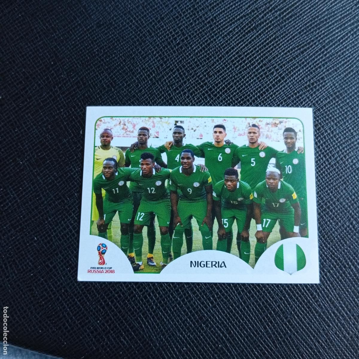 Cromos de f&uacute;tbol: 333 ALINEACION NIGERIA PANINI MUNDIAL RUSIA 2018 CROMO FUTBOL 18 - SIN PEGAR - /CJ2 .......