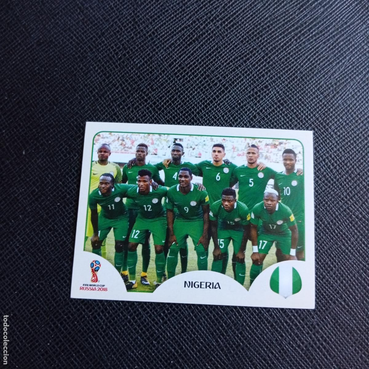 Cromos de f&uacute;tbol: 333 ALINEACION NIGERIA PANINI MUNDIAL RUSIA 2018 CROMO FUTBOL 18 - SIN PEGAR - /CJ2 .........