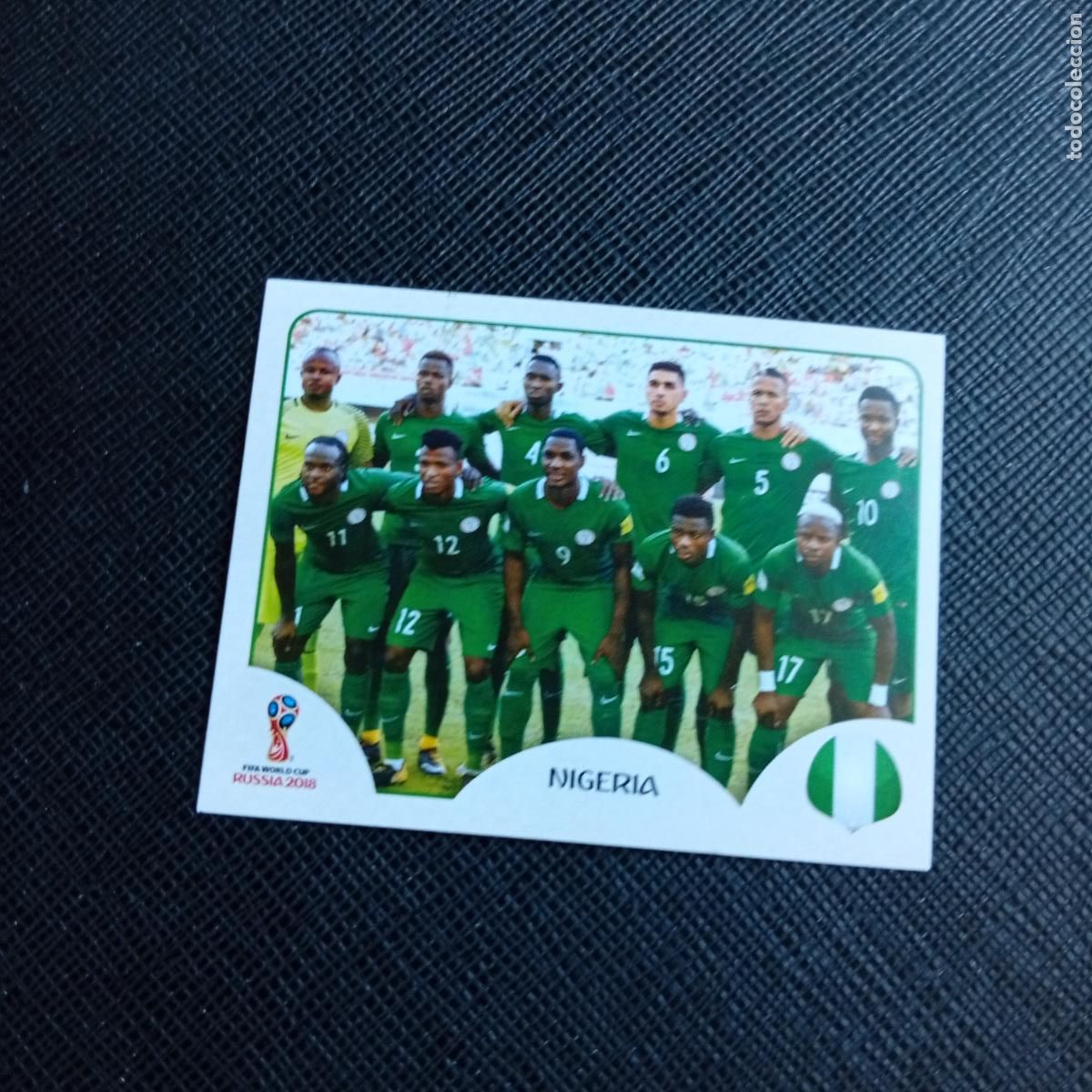 Cromos de f&uacute;tbol: 333 ALINEACION NIGERIA PANINI MUNDIAL RUSIA 2018 CROMO FUTBOL 18 - SIN PEGAR - /CJ2 ...........