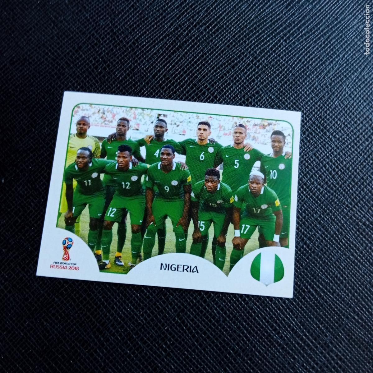Cromos de f&uacute;tbol: 333 ALINEACION NIGERIA PANINI MUNDIAL RUSIA 2018 CROMO FUTBOL 18 - SIN PEGAR - /CJ2 ...........