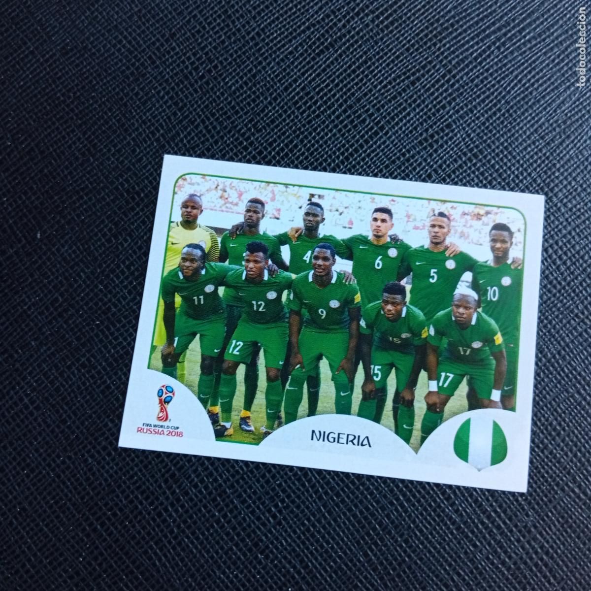 Cromos de f&uacute;tbol: 333 ALINEACION NIGERIA PANINI MUNDIAL RUSIA 2018 CROMO FUTBOL 18 - SIN PEGAR - /CJ2 .............