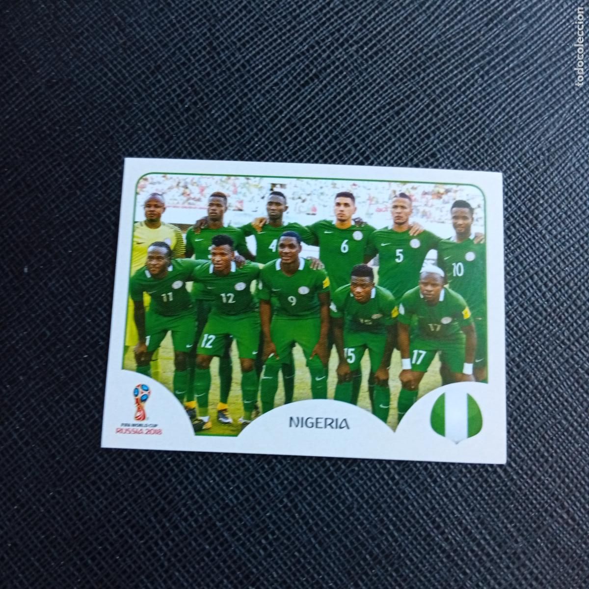 Cromos de f&uacute;tbol: 333 ALINEACION NIGERIA PANINI MUNDIAL RUSIA 2018 CROMO FUTBOL 18 - SIN PEGAR - /CJ2 ...............
