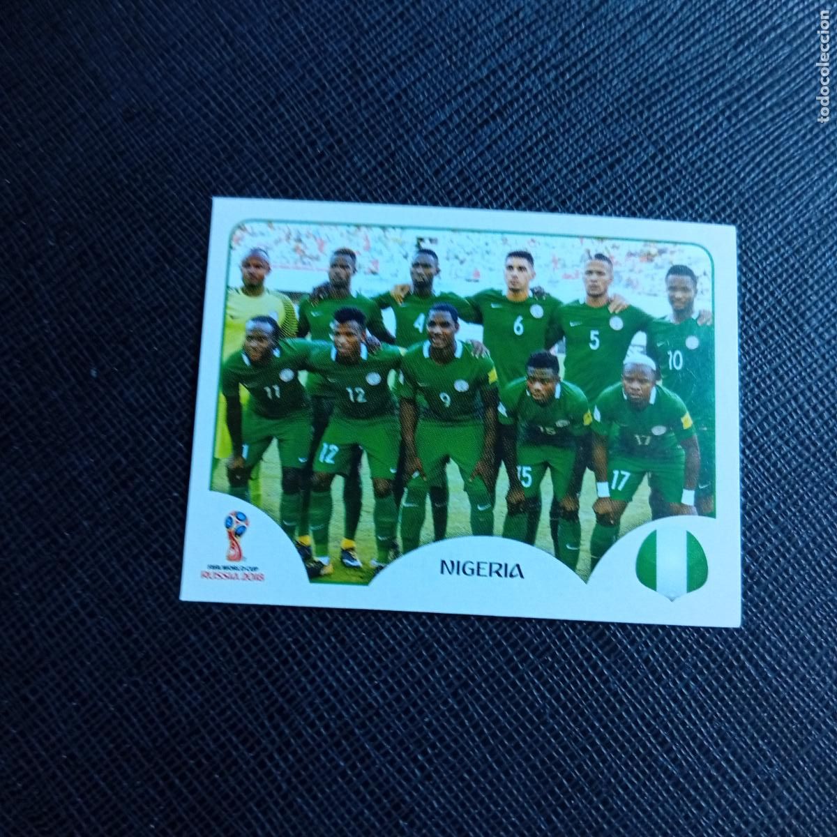 Cromos de f&uacute;tbol: 333 ALINEACION NIGERIA PANINI MUNDIAL RUSIA 2018 CROMO FUTBOL 18 - SIN PEGAR - /CJ2 ...............