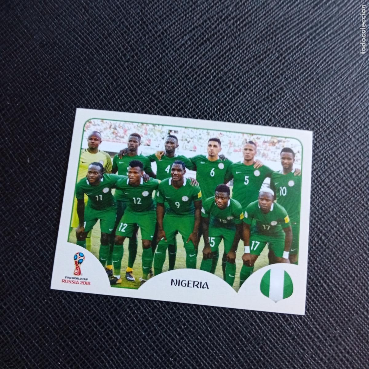 Cromos de f&uacute;tbol: 333 ALINEACION NIGERIA PANINI MUNDIAL RUSIA 2018 CROMO FUTBOL 18 - SIN PEGAR - /CJ2 ...............