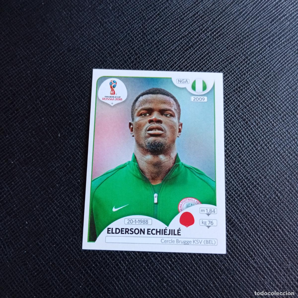 Cromos de f&uacute;tbol: 335 ECHIEJILE NIGERIA PANINI MUNDIAL RUSIA 2018 CROMO FUTBOL 18 - SIN PEGAR - /CJ2 .