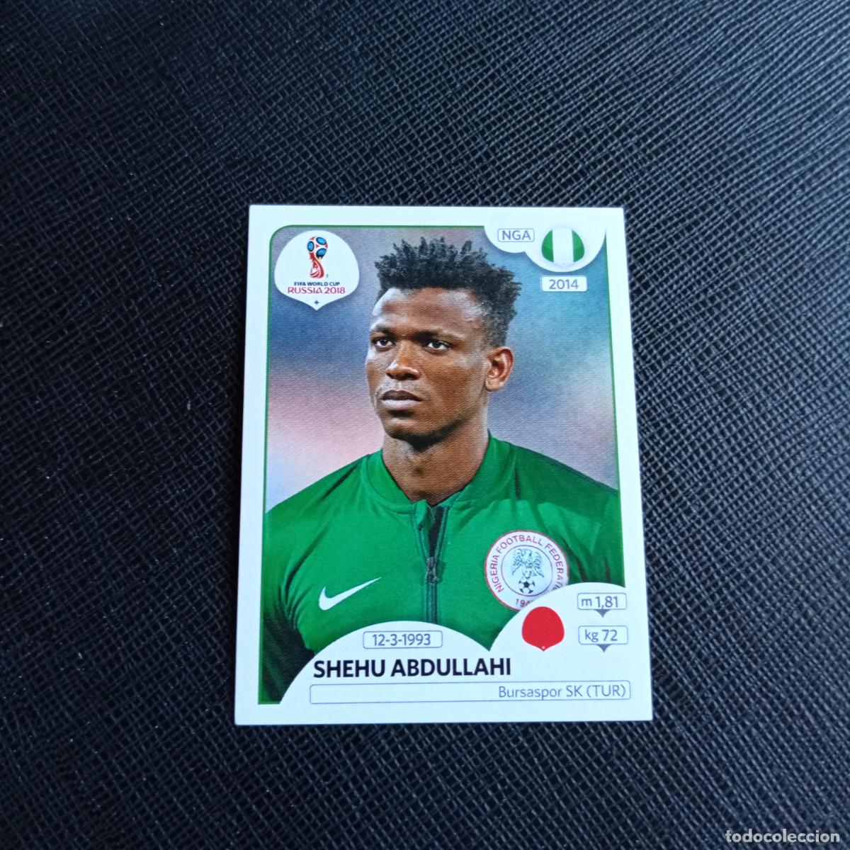 Cromos de f&uacute;tbol: 336 ABULLAHI NIGERIA PANINI MUNDIAL RUSIA 2018 CROMO FUTBOL 18 - SIN PEGAR - /CJ2 ...