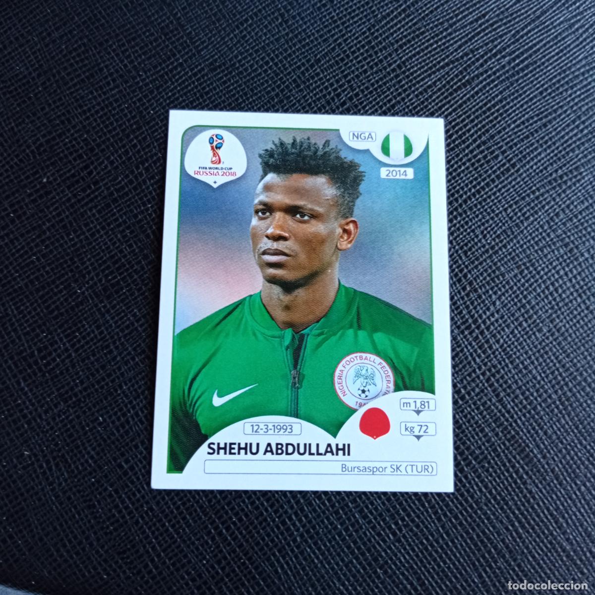 Cromos de f&uacute;tbol: 336 ABULLAHI NIGERIA PANINI MUNDIAL RUSIA 2018 CROMO FUTBOL 18 - SIN PEGAR - /CJ2