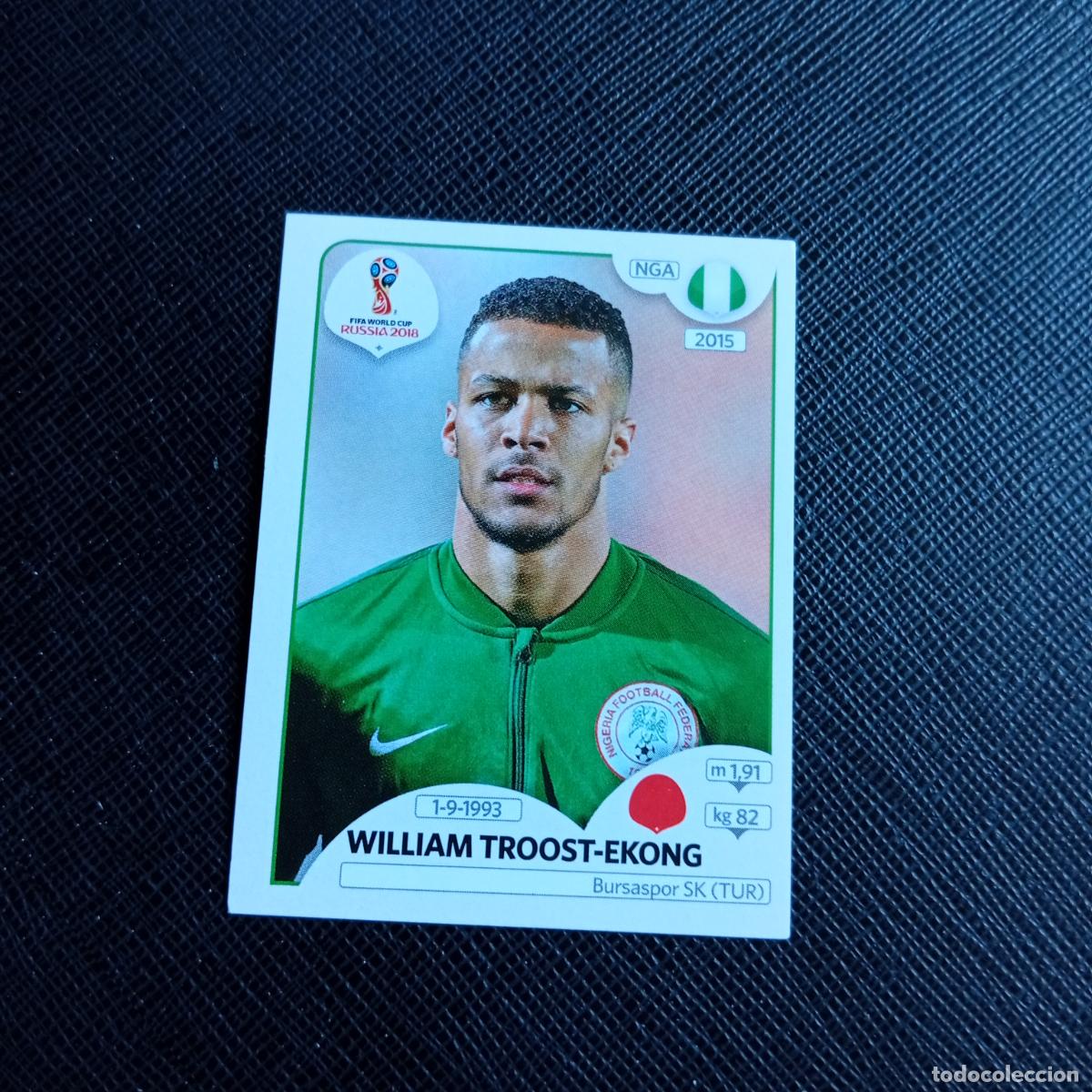 Cromos de f&uacute;tbol: 337 TROOST EKONG NIGERIA PANINI MUNDIAL RUSIA 2018 CROMO FUTBOL 18 - SIN PEGAR - /CJ2 D