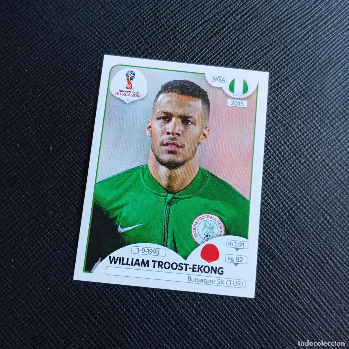 Cromos de f&uacute;tbol: 337 TROOST EKONG NIGERIA PANINI MUNDIAL RUSIA 2018 CROMO FUTBOL 18 - SIN PEGAR - /CJ2