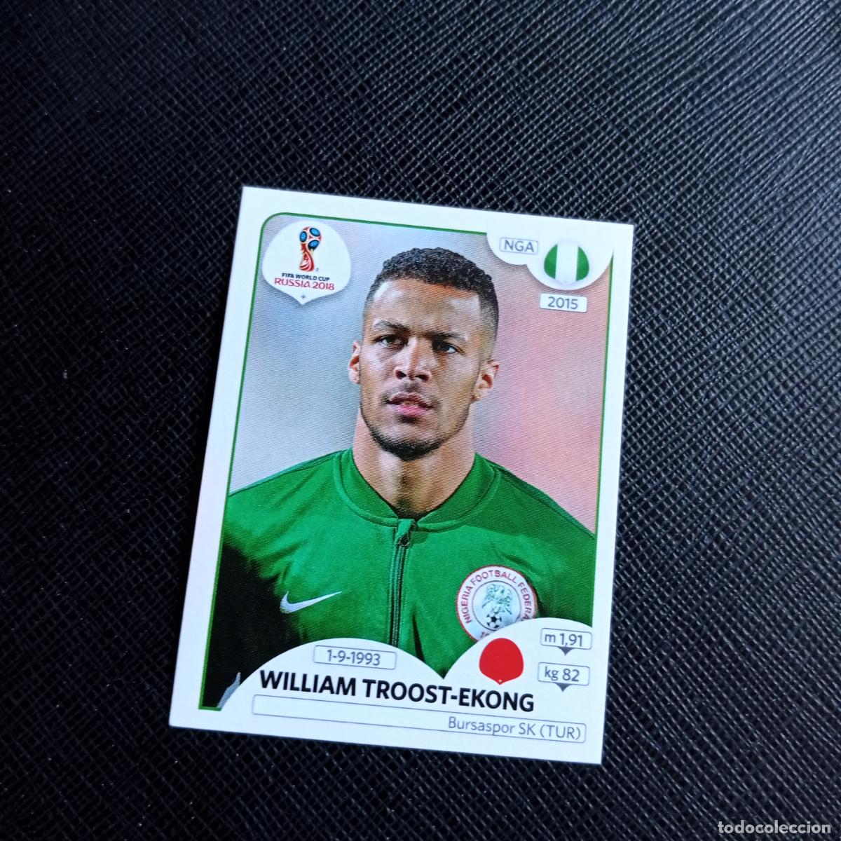 Cromos de f&uacute;tbol: 337 TROOST EKONG NIGERIA PANINI MUNDIAL RUSIA 2018 CROMO FUTBOL 18 - SIN PEGAR - /CJ2 E