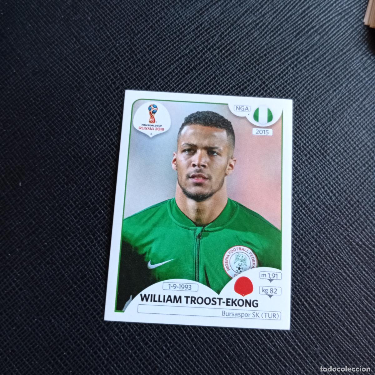 Cromos de f&uacute;tbol: 337 TROOST EKONG NIGERIA PANINI MUNDIAL RUSIA 2018 CROMO FUTBOL 18 - SIN PEGAR - /CJ2