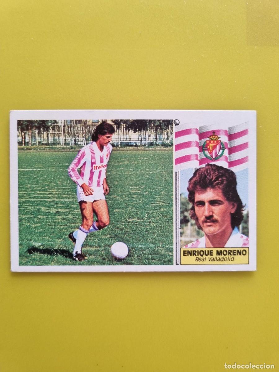 Cromos de f&uacute;tbol: CROMO LIGA ESTE 86 87 1986 1987 NUNCA PEGADO SIN PEGAR ENRIQUE MORENO FICHAJE N&ordm;8 VALLADOLID AR1026