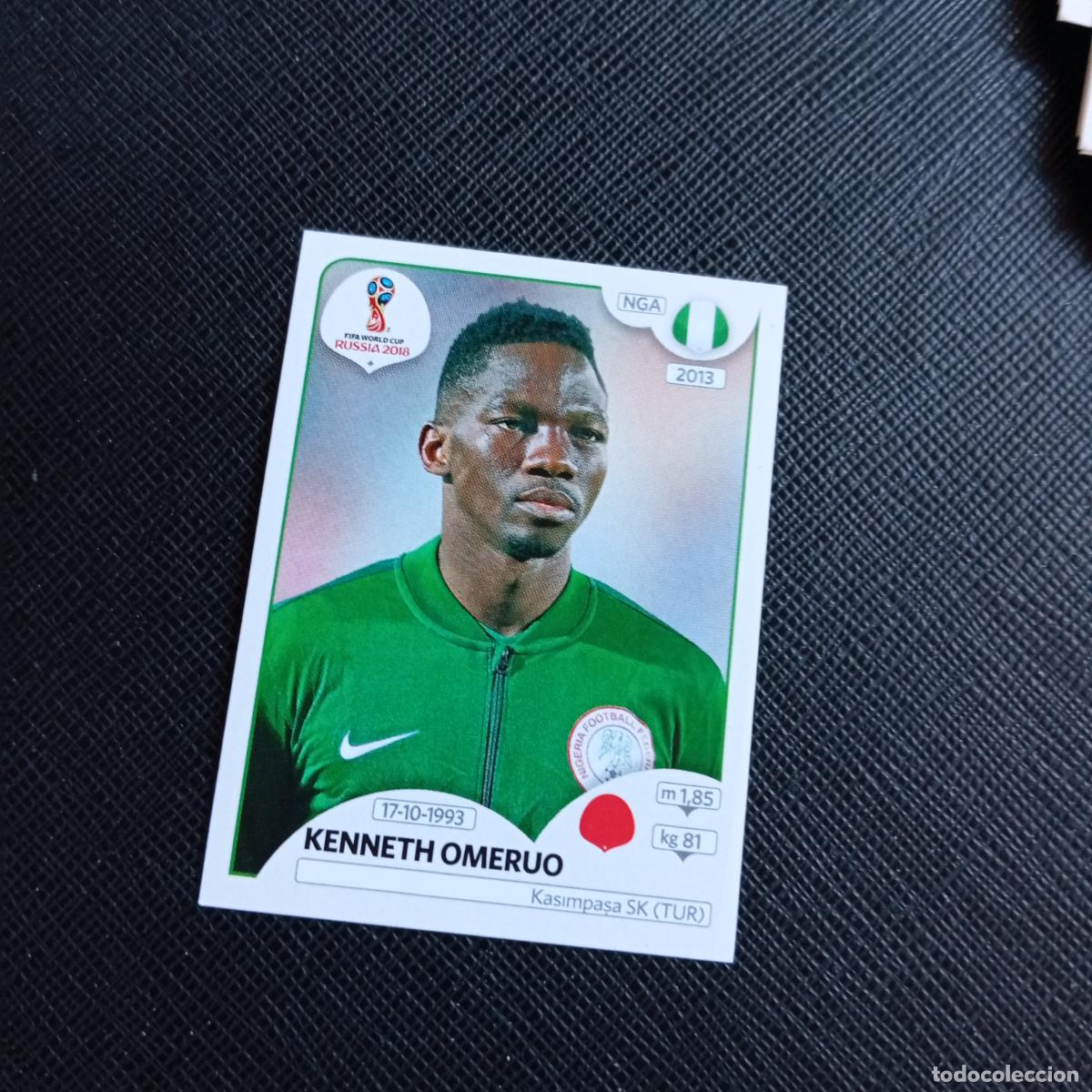 Cromos de f&uacute;tbol: 339 OMERUO NIGERIA PANINI MUNDIAL RUSIA 2018 CROMO FUTBOL 18 - SIN PEGAR - /CJ2 .....