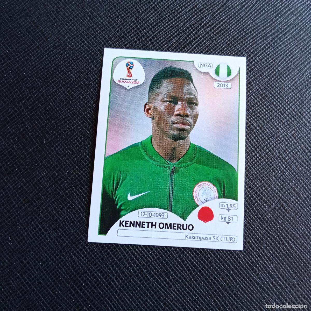 Cromos de f&uacute;tbol: 339 OMERUO NIGERIA PANINI MUNDIAL RUSIA 2018 CROMO FUTBOL 18 - SIN PEGAR - /CJ2 ..