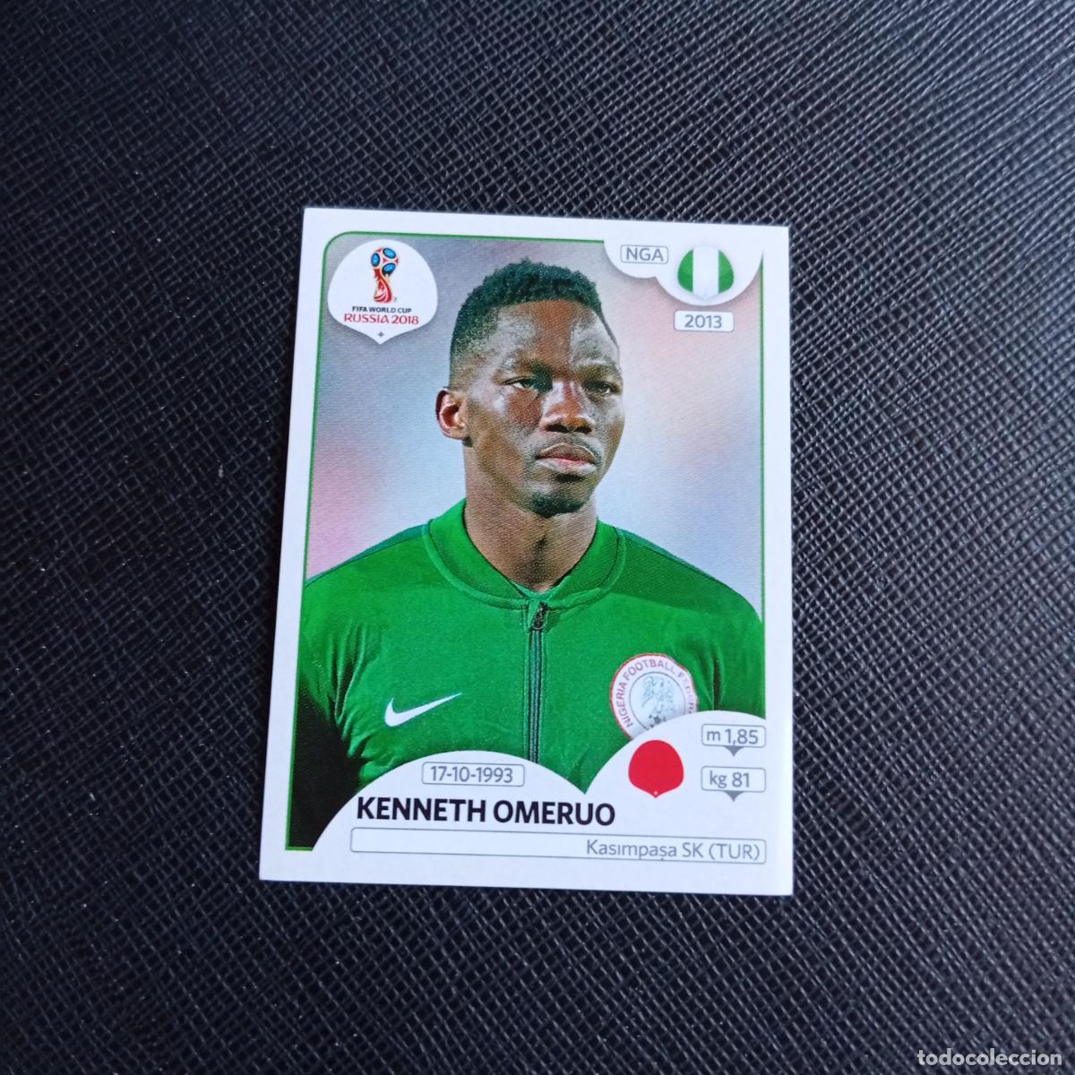 Cromos de f&uacute;tbol: 339 OMERUO NIGERIA PANINI MUNDIAL RUSIA 2018 CROMO FUTBOL 18 - SIN PEGAR - /CJ2