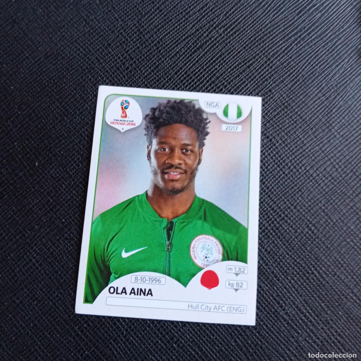 Cartes &agrave; collectionner de Football: 340 OLA AINA NIGERIA PANINI MUNDIAL RUSIA 2018 CROMO FUTBOL 18 - SIN PEGAR - /CJ2