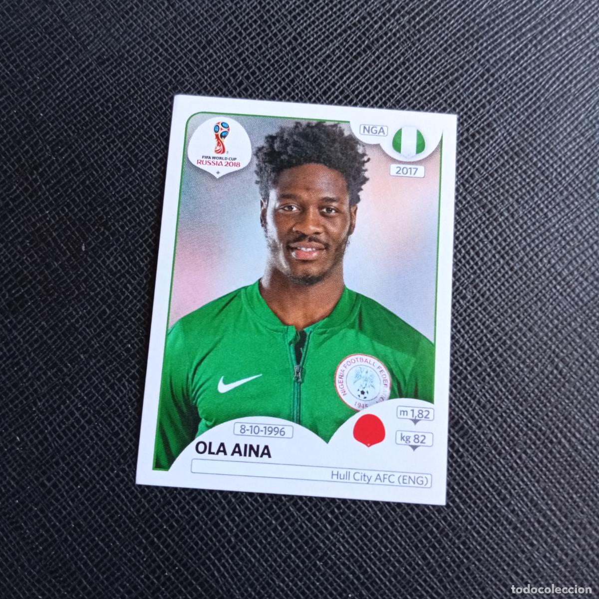 Cartes &agrave; collectionner de Football: 340 OLA AINA NIGERIA PANINI MUNDIAL RUSIA 2018 CROMO FUTBOL 18 - SIN PEGAR - /CJ2