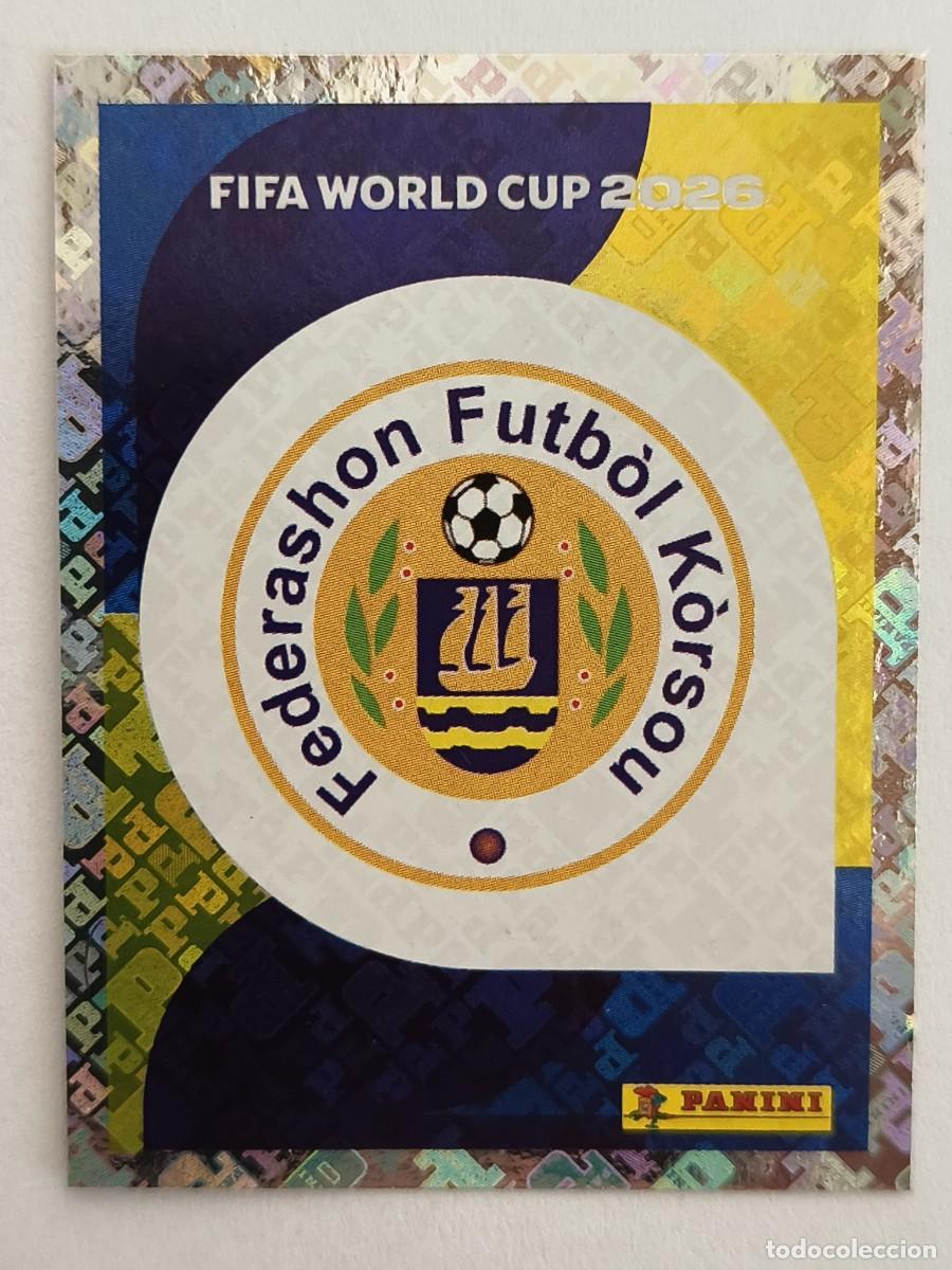 Cartes &agrave; collectionner de Football: #CUW1 ESCUDO (CURA&Ccedil;AO) MUNDIAL 2026 PANINI