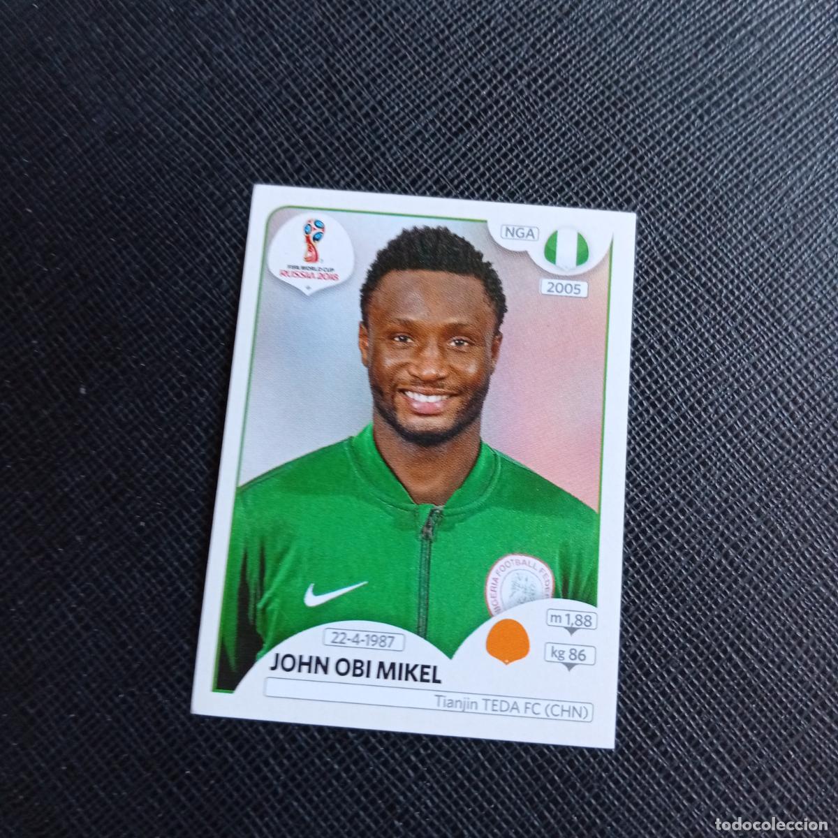 Cartes &agrave; collectionner de Football: 341 OBI MIKEL NIGERIA PANINI MUNDIAL RUSIA 2018 CROMO FUTBOL 18 - SIN PEGAR - /CJ2