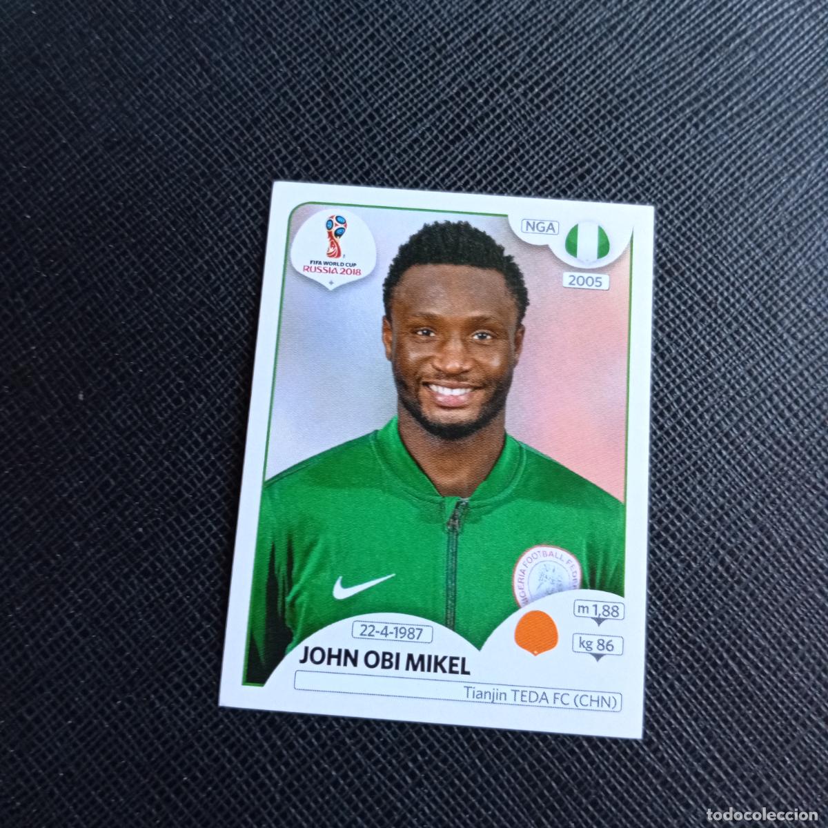 Cartes &agrave; collectionner de Football: 341 OBI MIKEL NIGERIA PANINI MUNDIAL RUSIA 2018 CROMO FUTBOL 18 - SIN PEGAR - /CJ2
