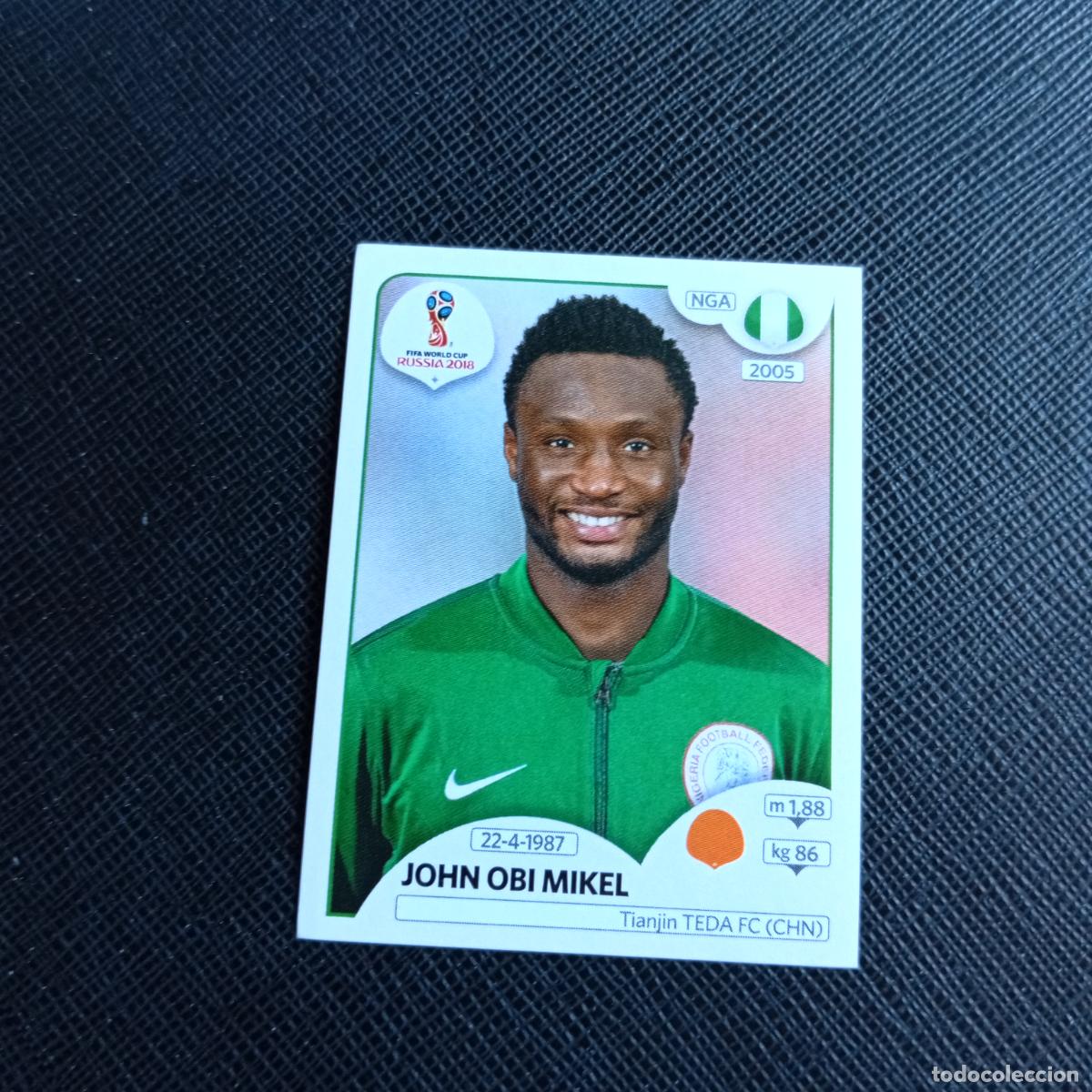 Cartes &agrave; collectionner de Football: 341 OBI MIKEL NIGERIA PANINI MUNDIAL RUSIA 2018 CROMO FUTBOL 18 - SIN PEGAR - /CJ2 .