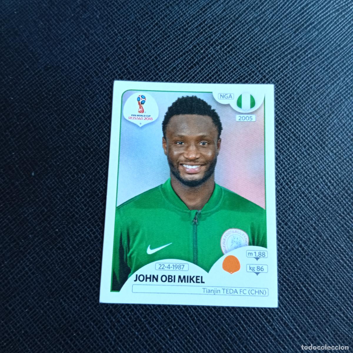 Cartes &agrave; collectionner de Football: 341 OBI MIKEL NIGERIA PANINI MUNDIAL RUSIA 2018 CROMO FUTBOL 18 - SIN PEGAR - /CJ2 .