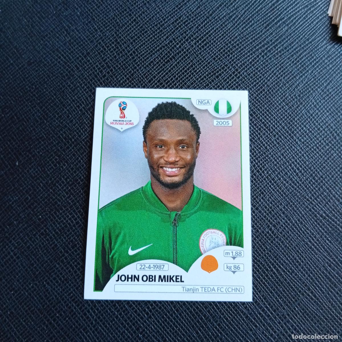 Cartes &agrave; collectionner de Football: 341 OBI MIKEL NIGERIA PANINI MUNDIAL RUSIA 2018 CROMO FUTBOL 18 - SIN PEGAR - /CJ2 ..