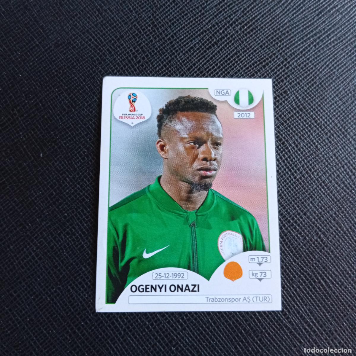 Cartes &agrave; collectionner de Football: 342 OGENYI ONAZI NIGERIA PANINI MUNDIAL RUSIA 2018 CROMO FUTBOL 18 - SIN PEGAR - /CJ2