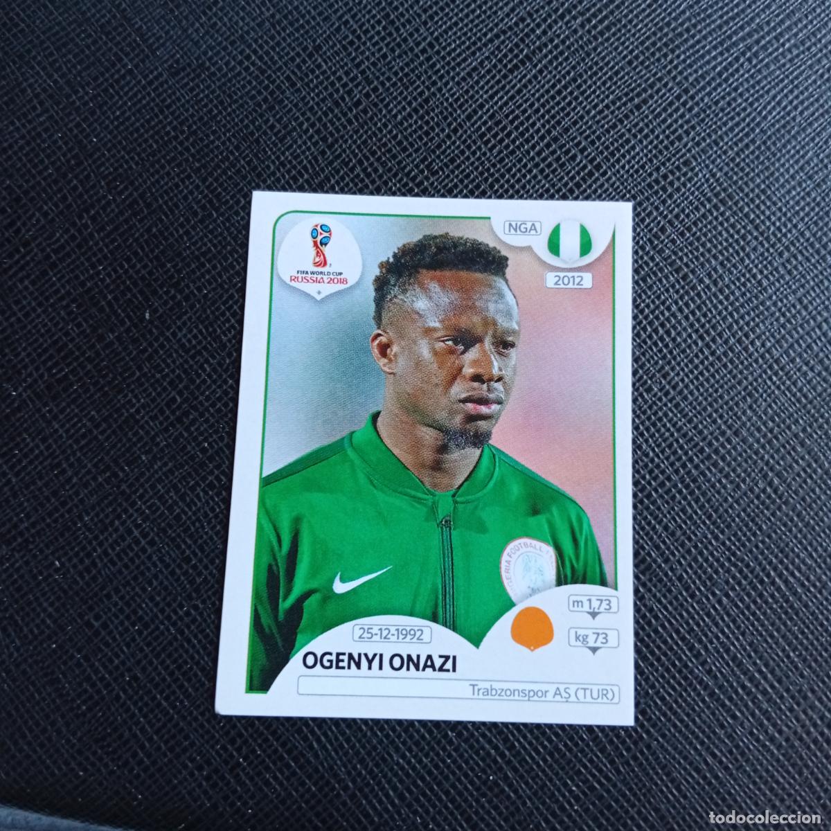 Cartes &agrave; collectionner de Football: 342 OGENYI ONAZI NIGERIA PANINI MUNDIAL RUSIA 2018 CROMO FUTBOL 18 - SIN PEGAR - /CJ2 .